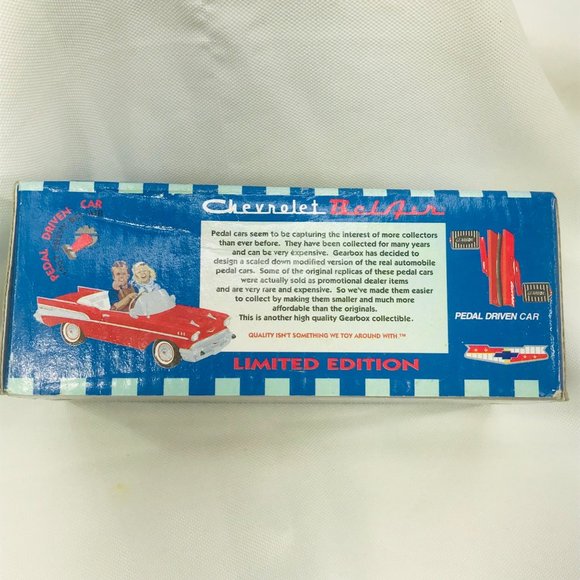 Gearbox 1997 Vintage 1957 Chevy Bel Air Convertible Serial #03687 Pedal Car New - Picture 3 of 10